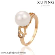 13323 xuping modeschmuck china großhandel 18k gold ring entwirft luxus glas ringe charme schmuck für frauen